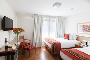 Family Room | Premium bedding, in-room safe, desk, free WiFi