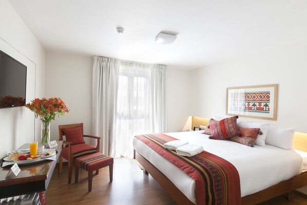 Double Room | Premium bedding, in-room safe, desk, free WiFi - San Agustin Plaza (Cusco)