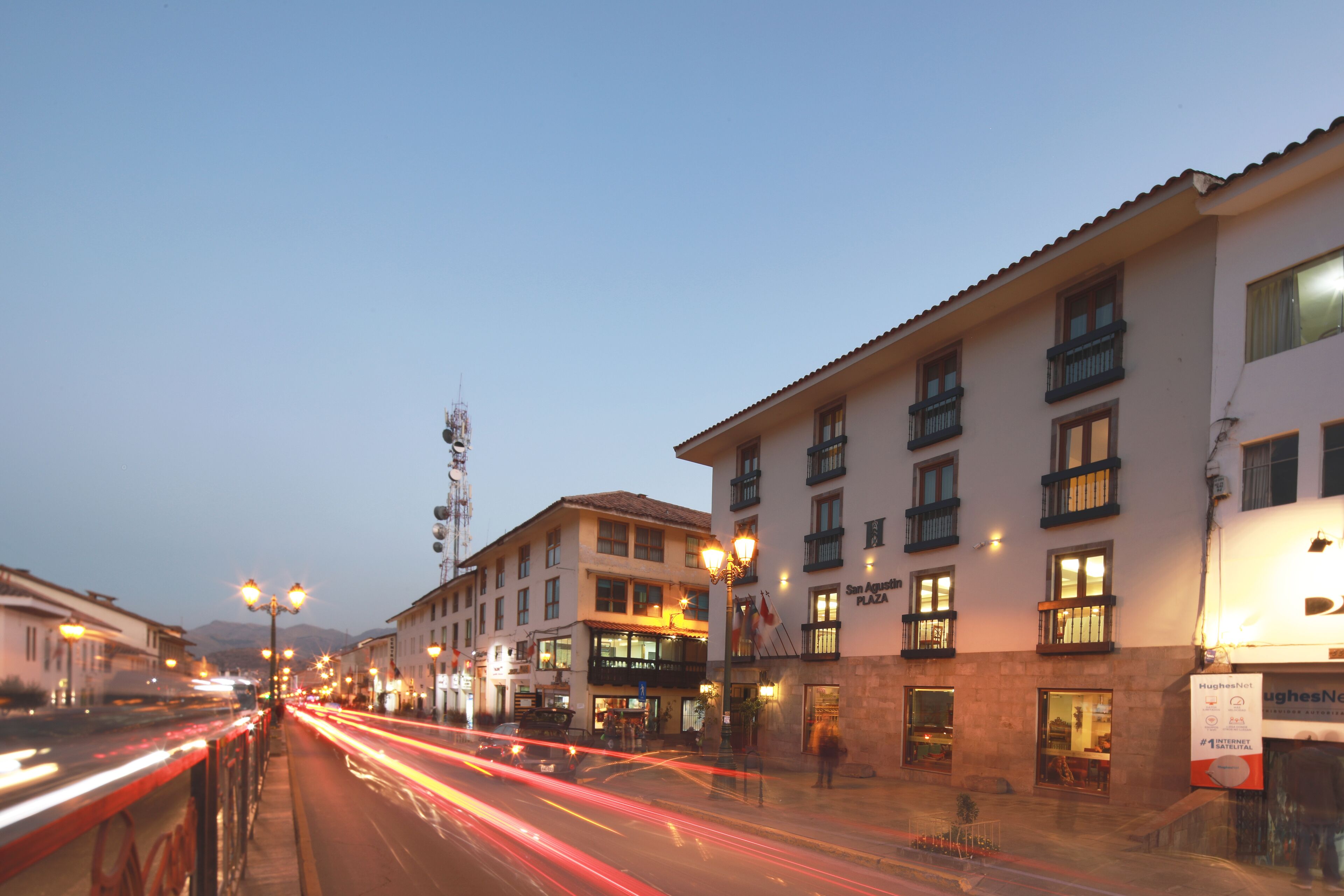 front of property – evening/night