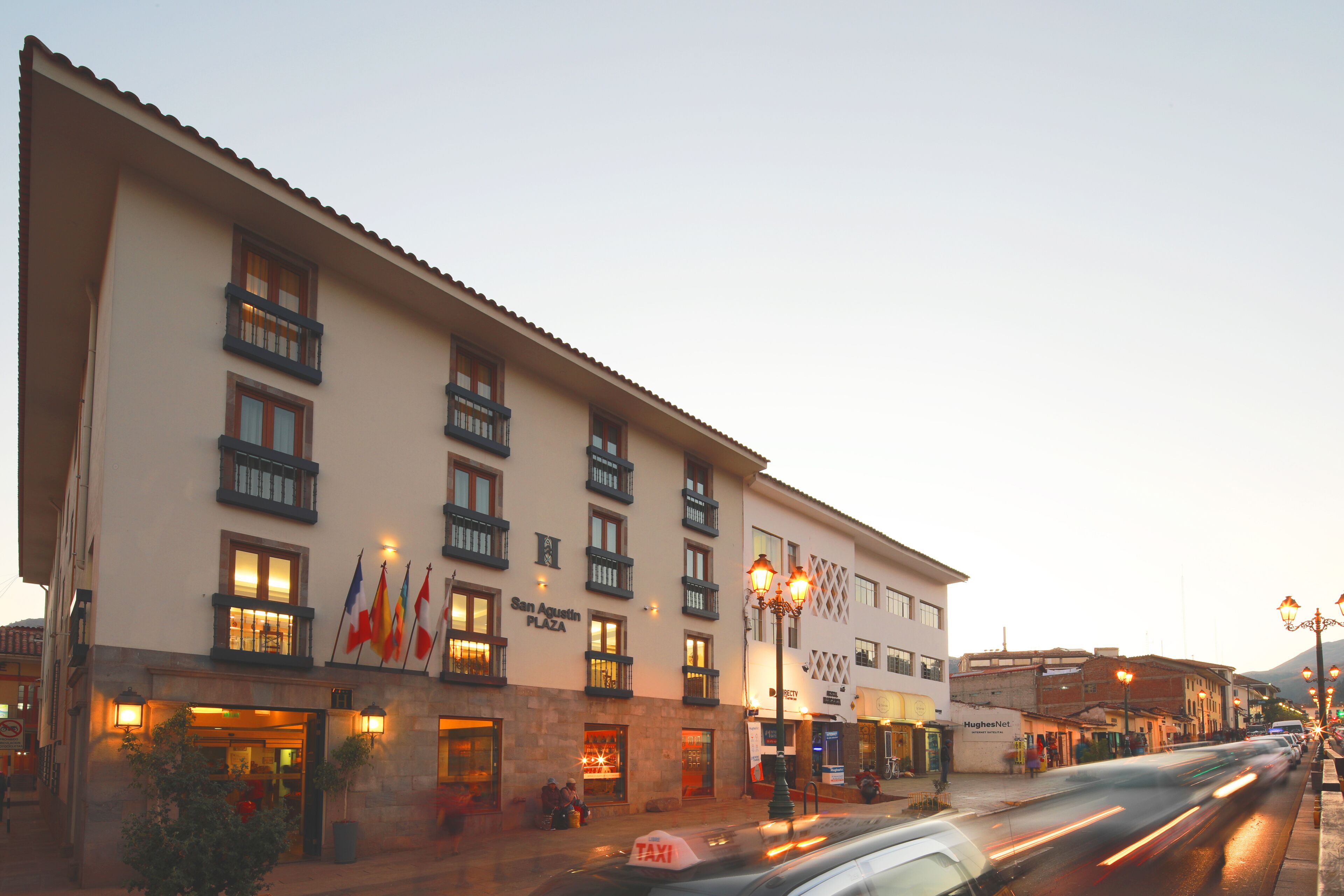 front of property – evening/night