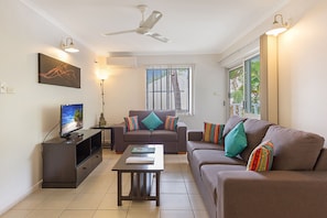 Two Bedroom Apartment | Living area - Port Douglas Outrigger Holiday Apartments (Port Douglas)