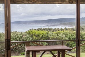 Blick von der Unterkunft