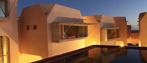 Uitzicht vanuit accommodatie