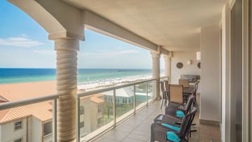 Condo, 3 Bedrooms (Gulf Front, Beach Chairs Included) | Balcony