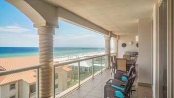 Condo, 3 Bedrooms (Gulf Front, Beach Chairs Included) | Balcony