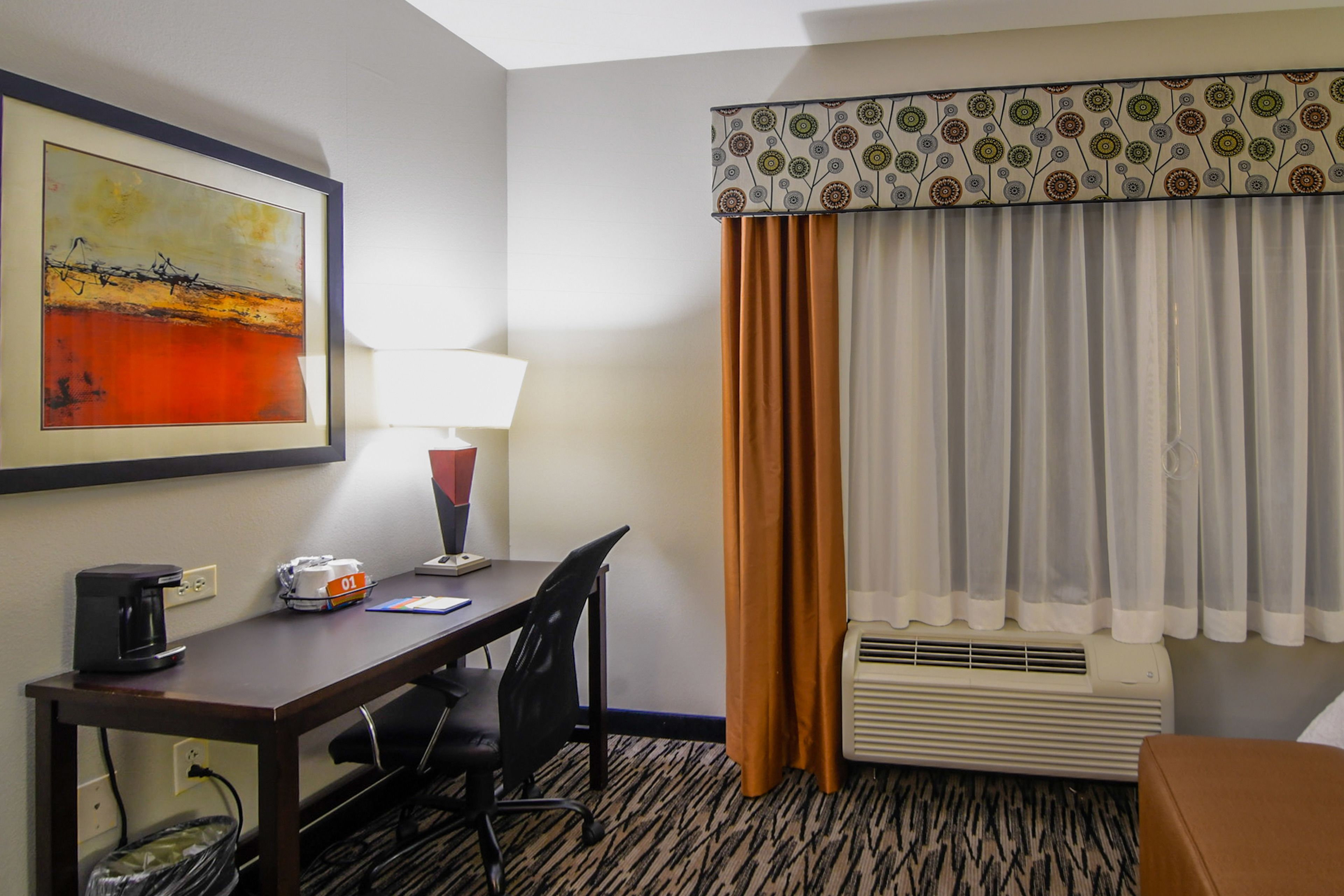 room, 2 queen beds, non smoking (hearing) | minibar, desk, laptop workspace, blackout curtains