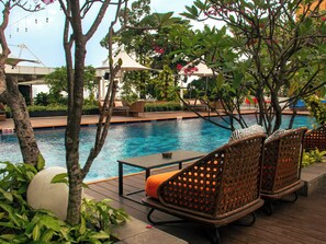 Piscine sur le toit