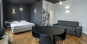 Skrivbord, strykjärn/strykbräda, gratis barnsängar och gratis wi-fi