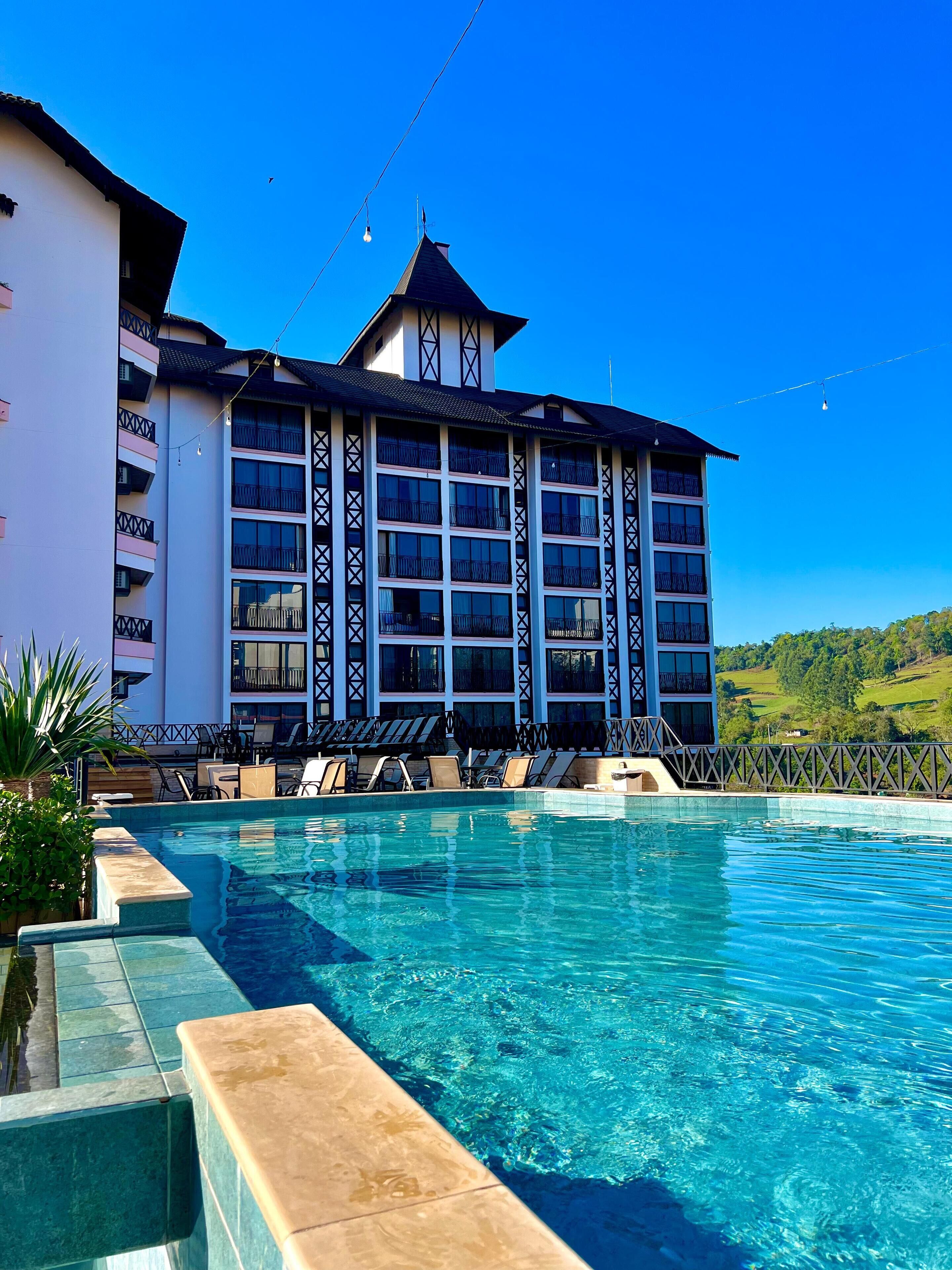 6 indoor pools, 3 outdoor pools