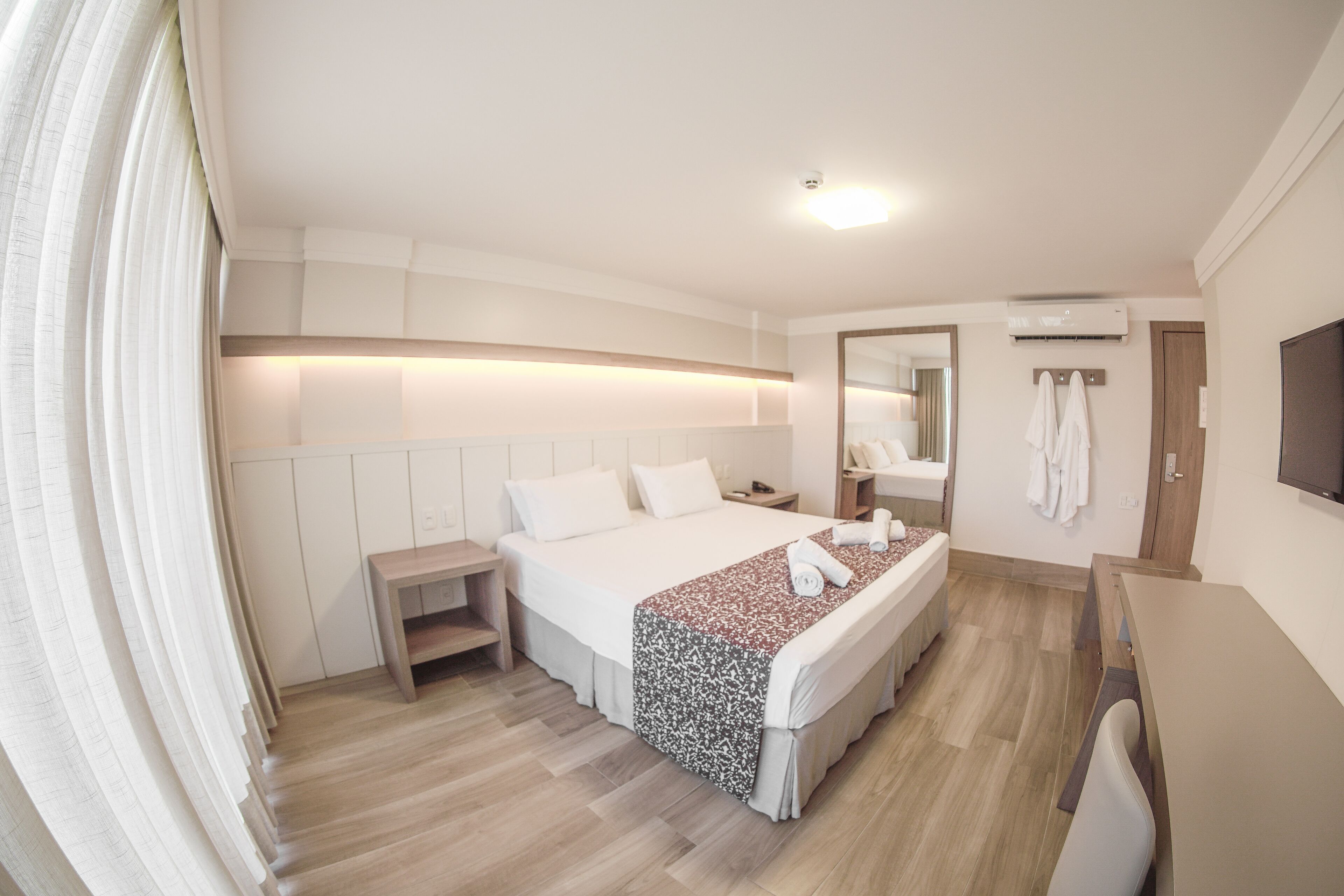 luxury double room | 1 bedroom, minibar, desk, blackout curtains