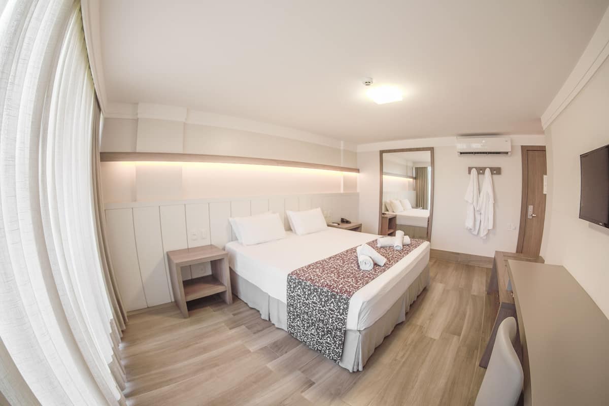 luxury double room | 1 bedroom, minibar, desk, blackout curtains