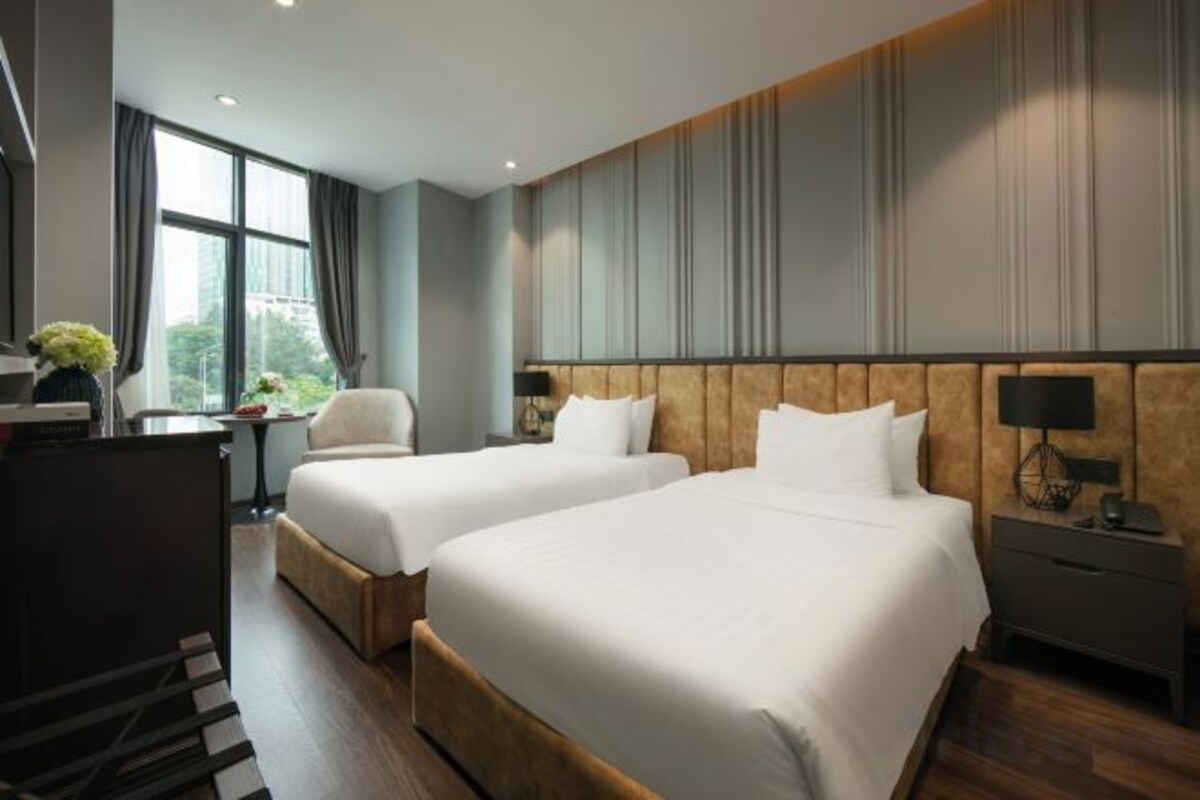 Free minibar items, in-room safe, desk, blackout curtains