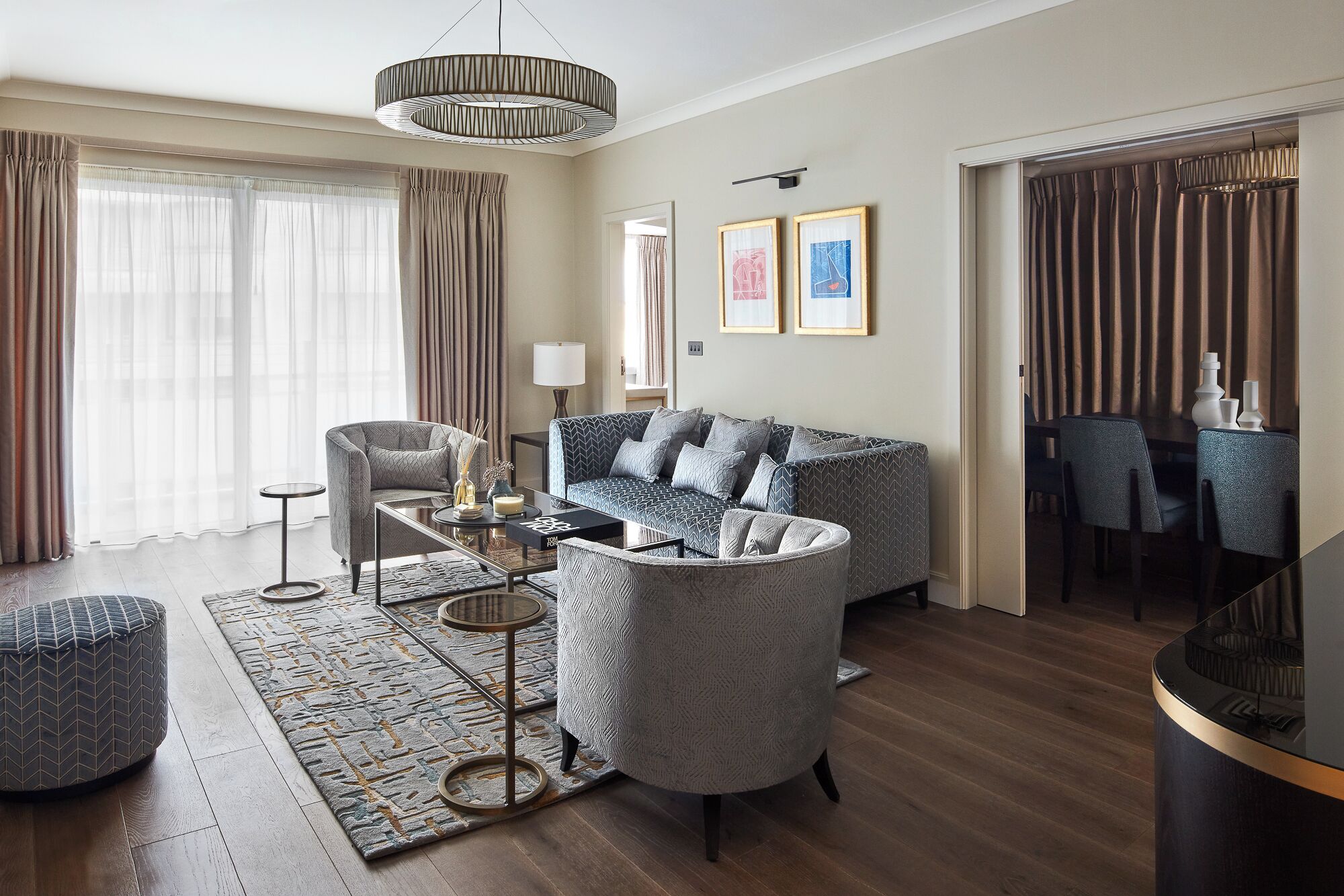 Apartment, 2 Bedrooms, Garden View | Living area | Flat-screen TV