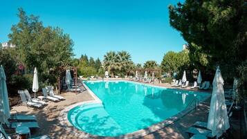 Indoor pool, outdoor pool