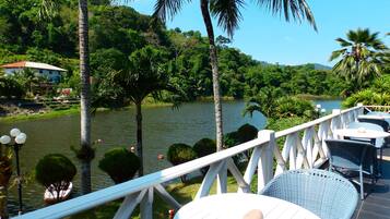 Blick von der Unterkunft