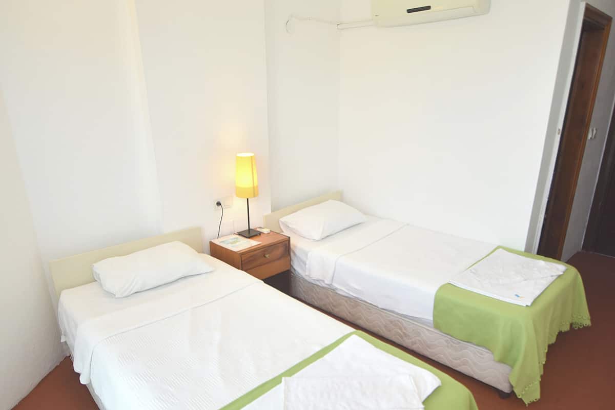 Eenvoudige Twin kamer, 2 eenpersoonsbedden | 1 slaapkamer, een minibar met enkele gratis items, gratis wifi