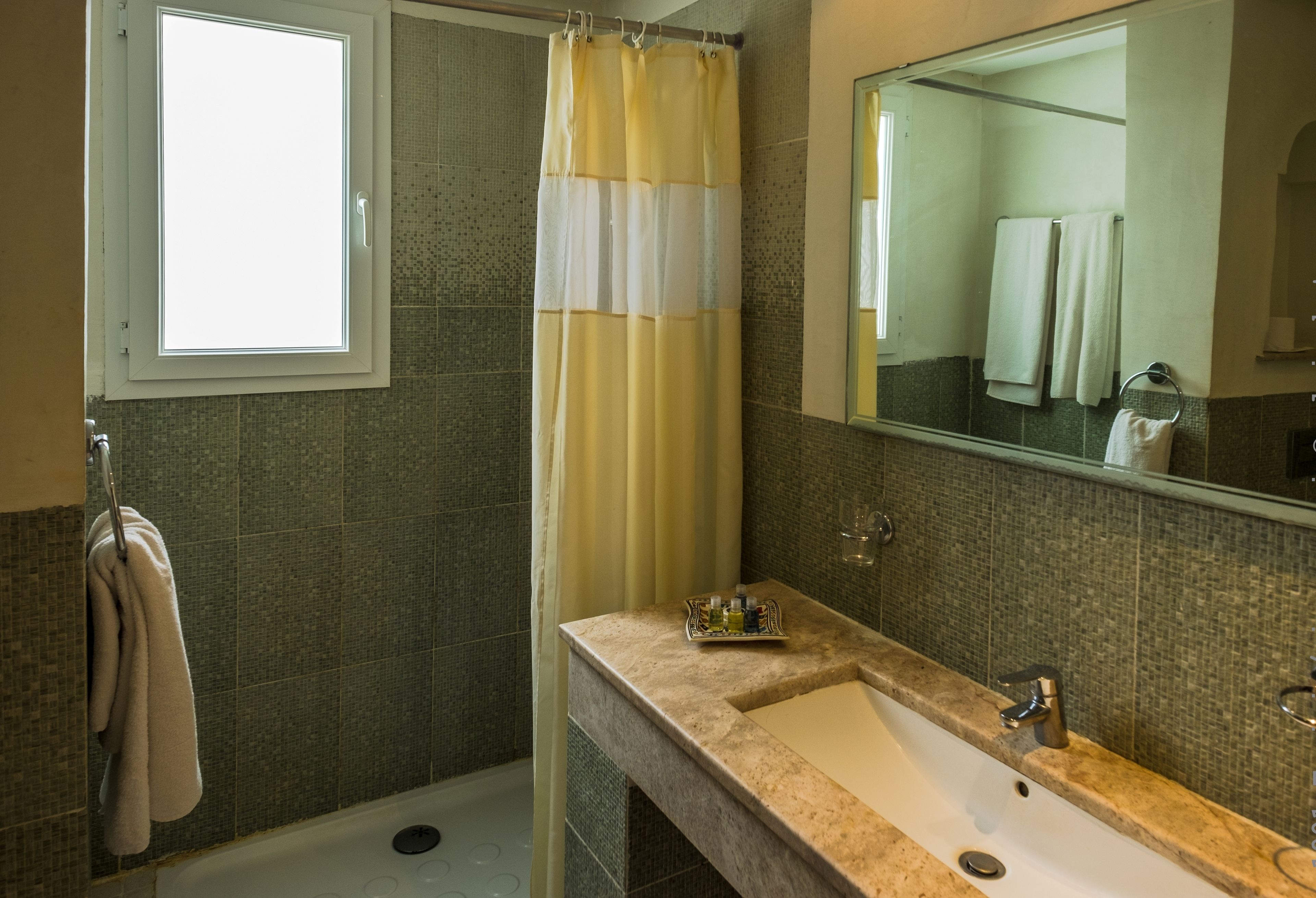 free toiletries, hair dryer, towels, soap