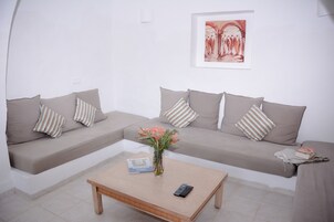 Sala de estar en el lobby