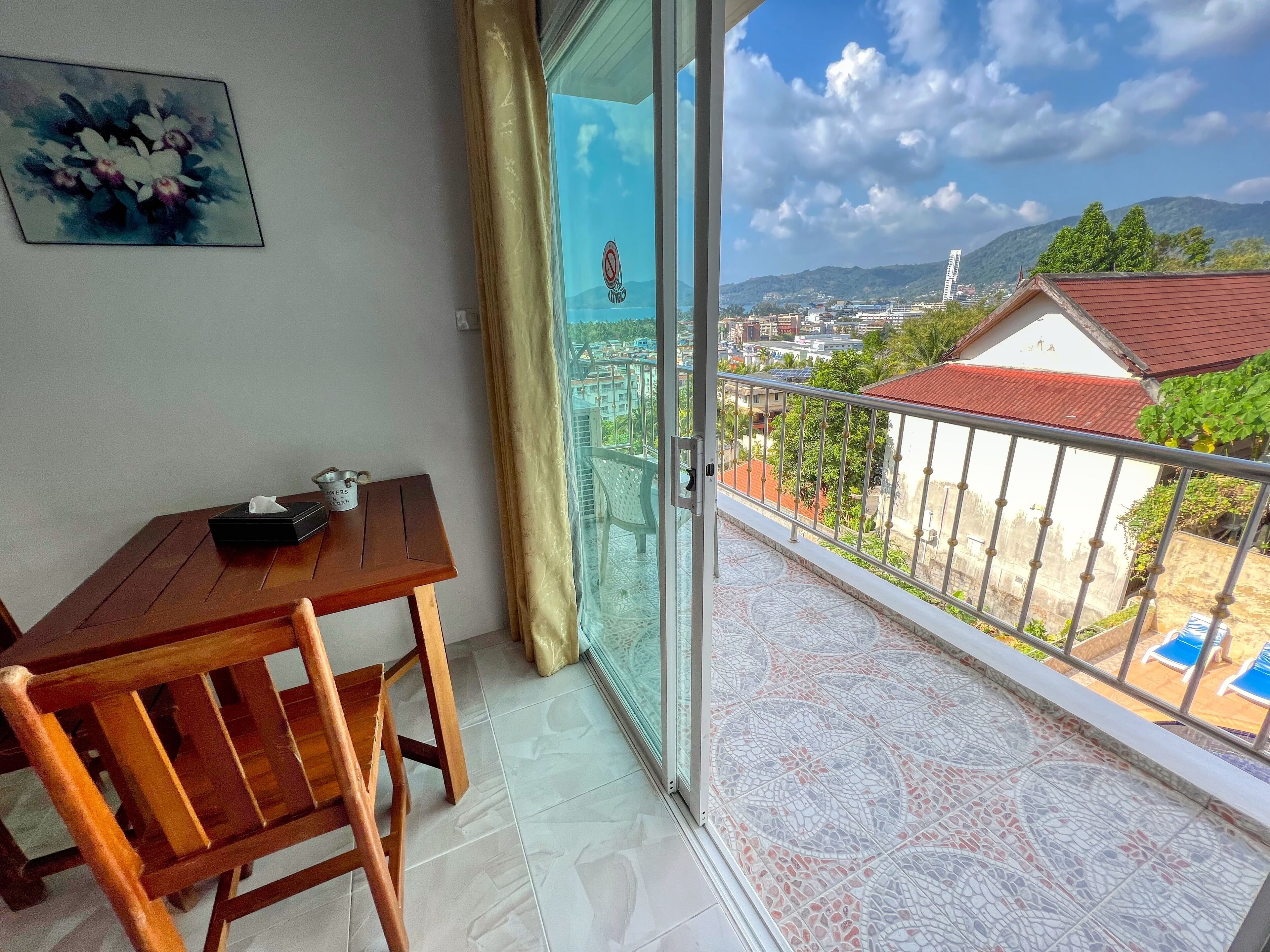 deluxe studio, 2 double beds, ocean view | view from room
