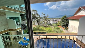 Habitación doble Deluxe, vista al océano | Vista del balcón