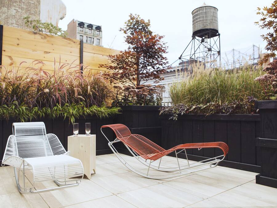 Cobertura, 1 cama Queen | Terraço/pátio
