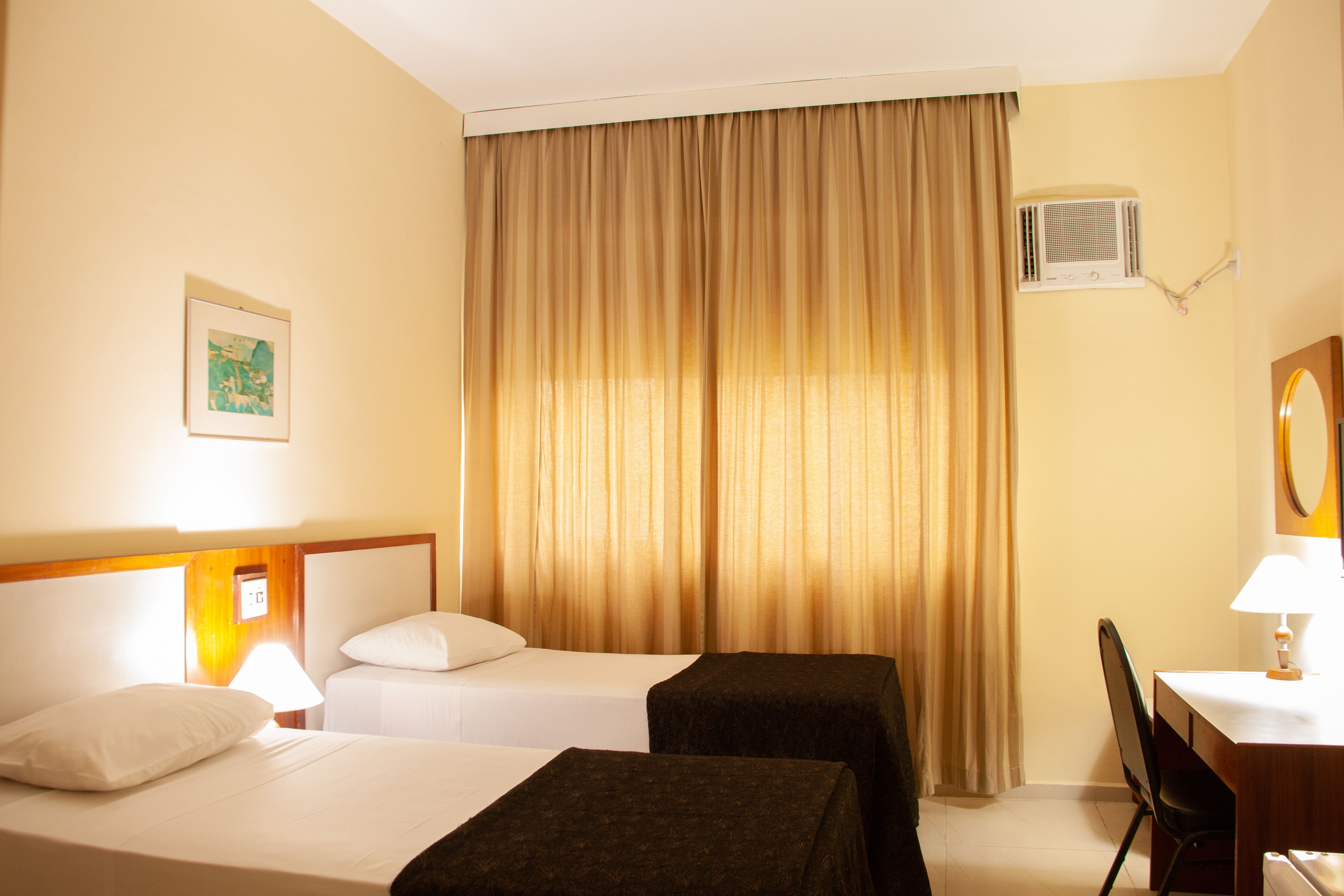 twin room | 1 bedroom, desk, laptop workspace, blackout curtains