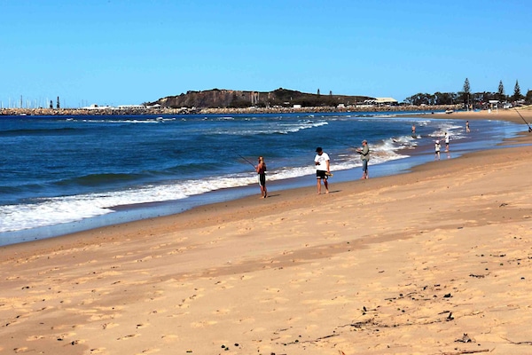 Beach nearby, white sand