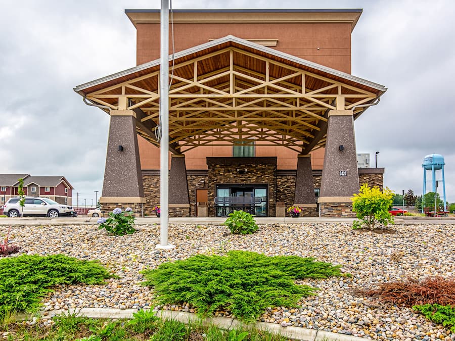 Fachada de la propiedad