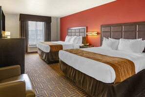 Basic Room, 2 Queen Beds, Accessible | Down duvets, pillow-top beds, in-room safe, desk