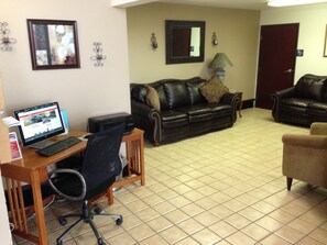 Lobby sitting area