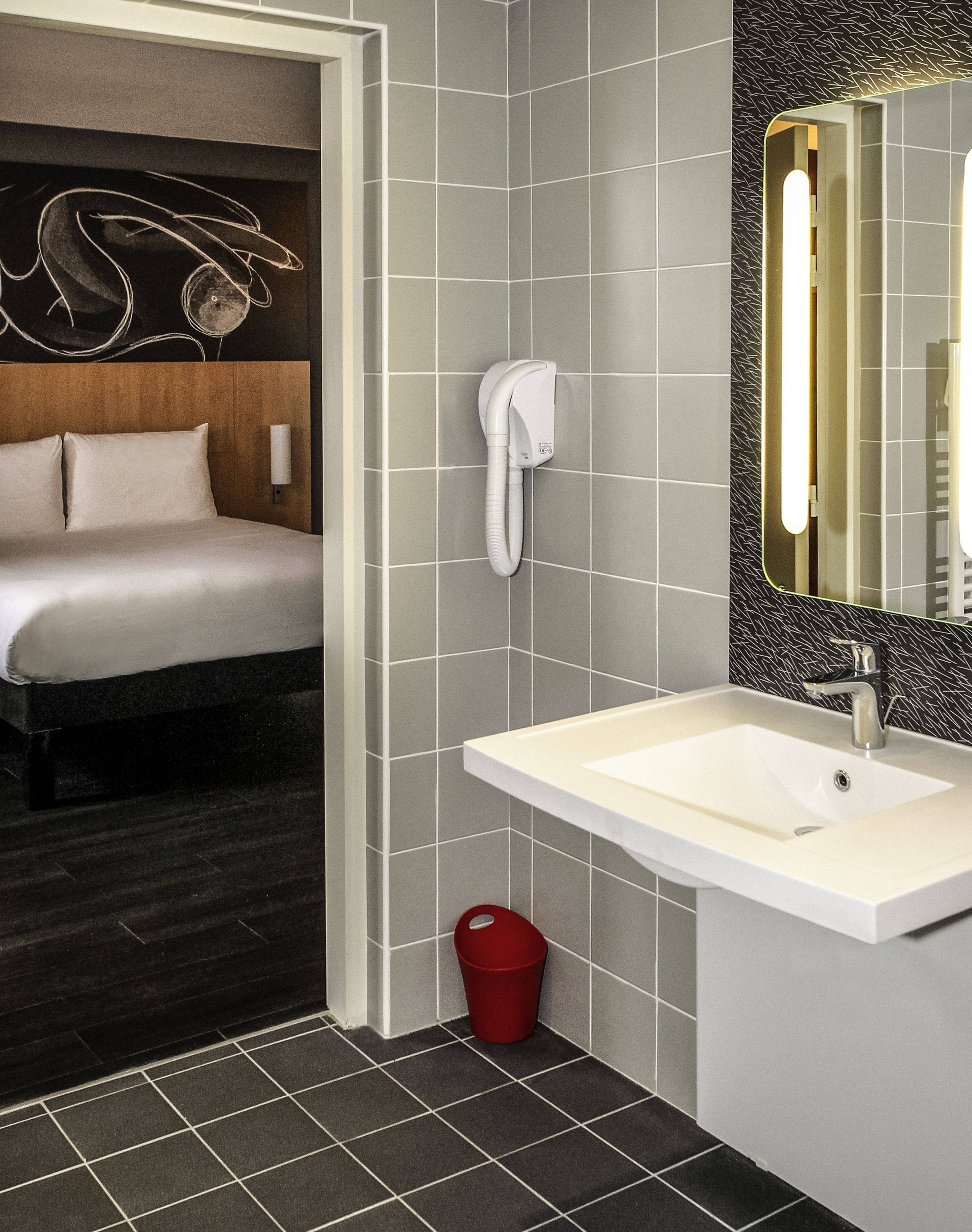 shower, eco-friendly toiletries, hair dryer, towels