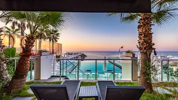 Premium Room, Terrace, Beachfront | Terrace/patio