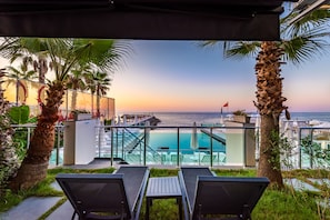 Premium Room, Terrace, Beachfront | Terrace/patio
