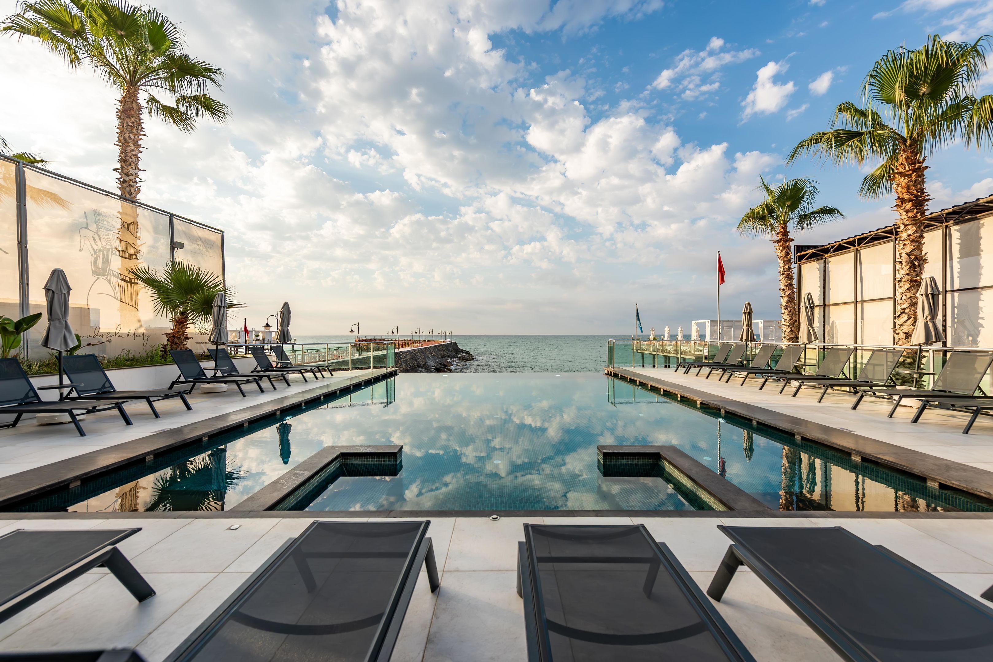 Indoor pool, seasonal outdoor pool, sun loungers