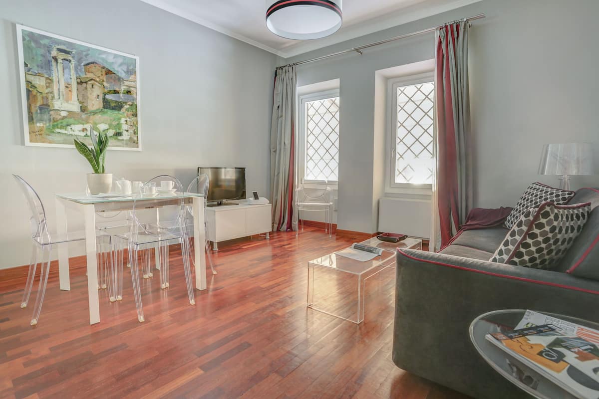 Apartment, 1 Bedroom | Living area | Flat-screen TV