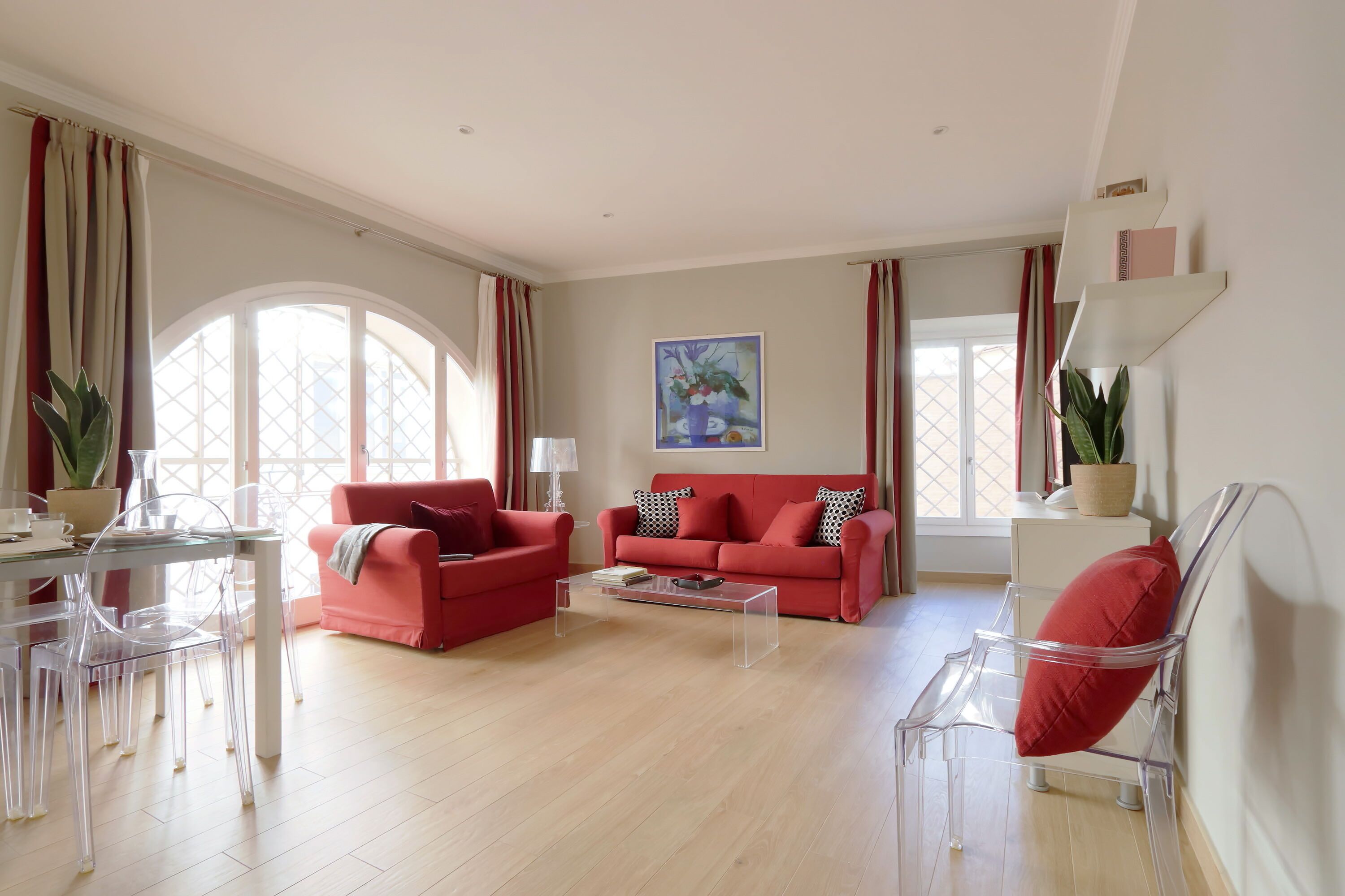 Apartment, 1 Schlafzimmer | Wohnbereich | Flachbildfernseher