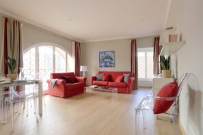 公寓, 1 间卧室 | 起居区 | 平板电视