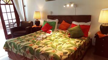 1 chambre, coffres-forts dans les chambres, lit parapluie, draps fournis