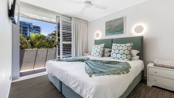 Two Bedroom Apartment with Spa Bath | Individually decorated, individually furnished, iron/ironing board