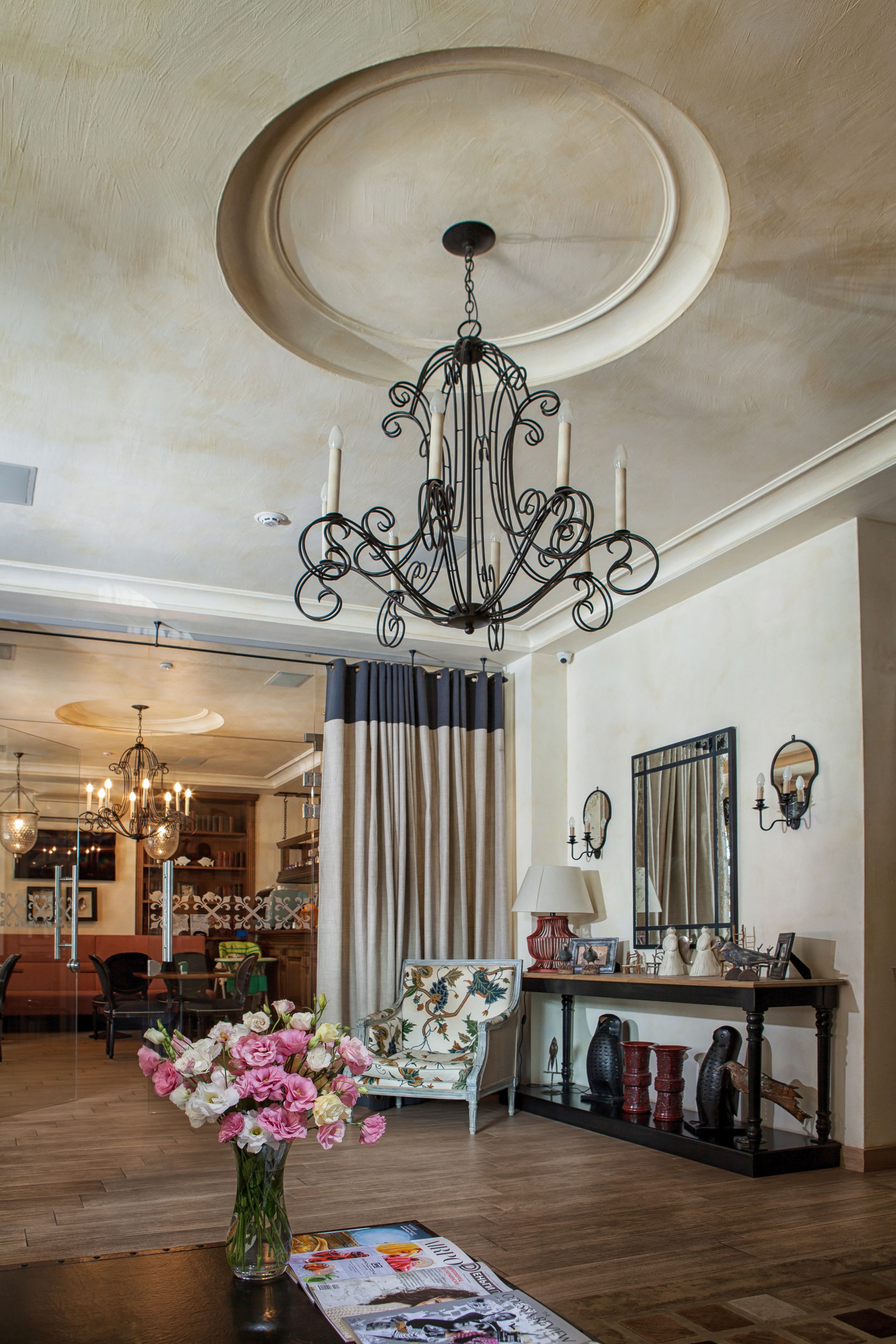 Siddeområde i lobbyen