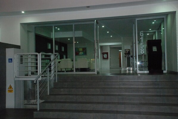 Entrada de la propiedad