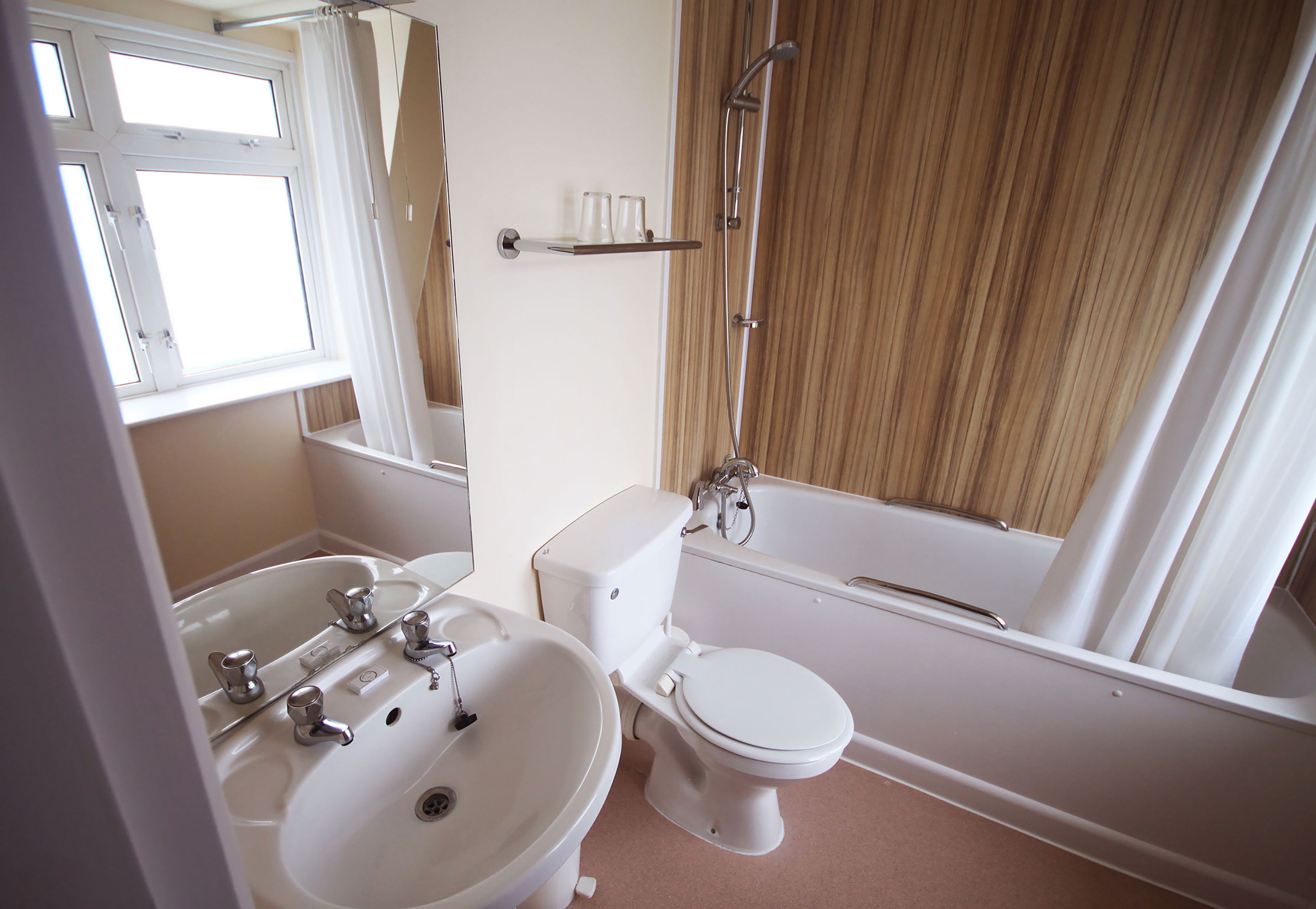 traditional double or twin room | bathroom | hair dryer, towels