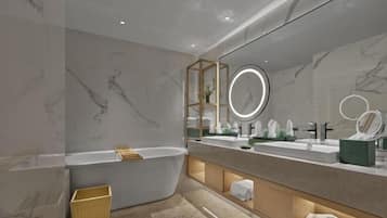 Minibar, in-room safe, alarm clocks