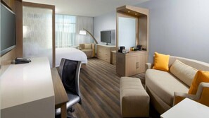 Egyptian cotton sheets, premium bedding, down duvets, in-room safe