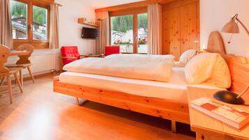 Chambre Double Classique, balcon, vue montagne