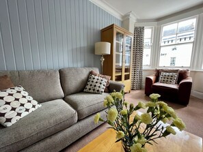 Apartment, 1 Bedroom (2nd floor) | Living area | 42-inch Smart TV with satellite channels, TV - Fayvan Apartments (Whitby)