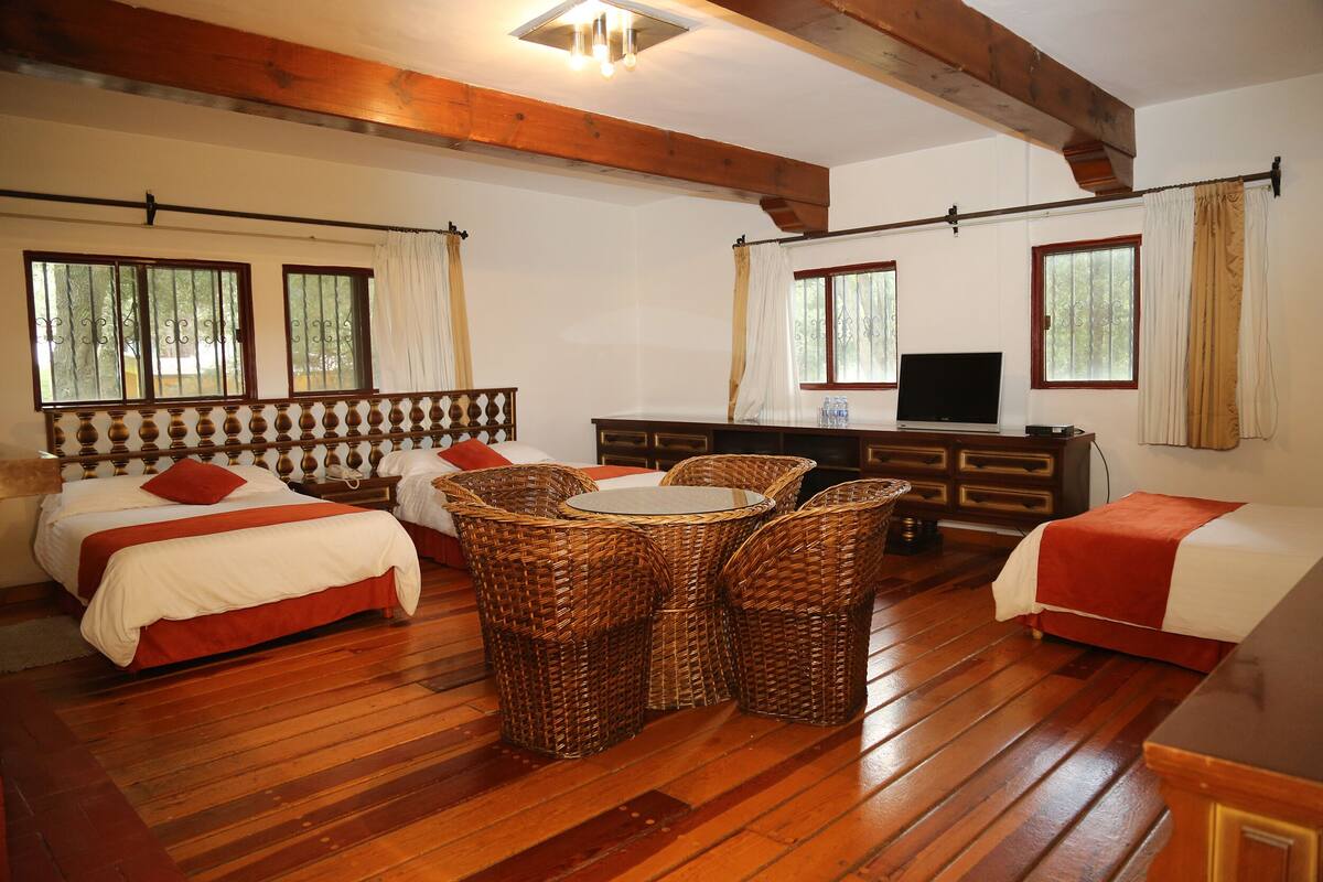 Hacienda Familiar | In-room safe, iron/ironing board (on request), individually decorated