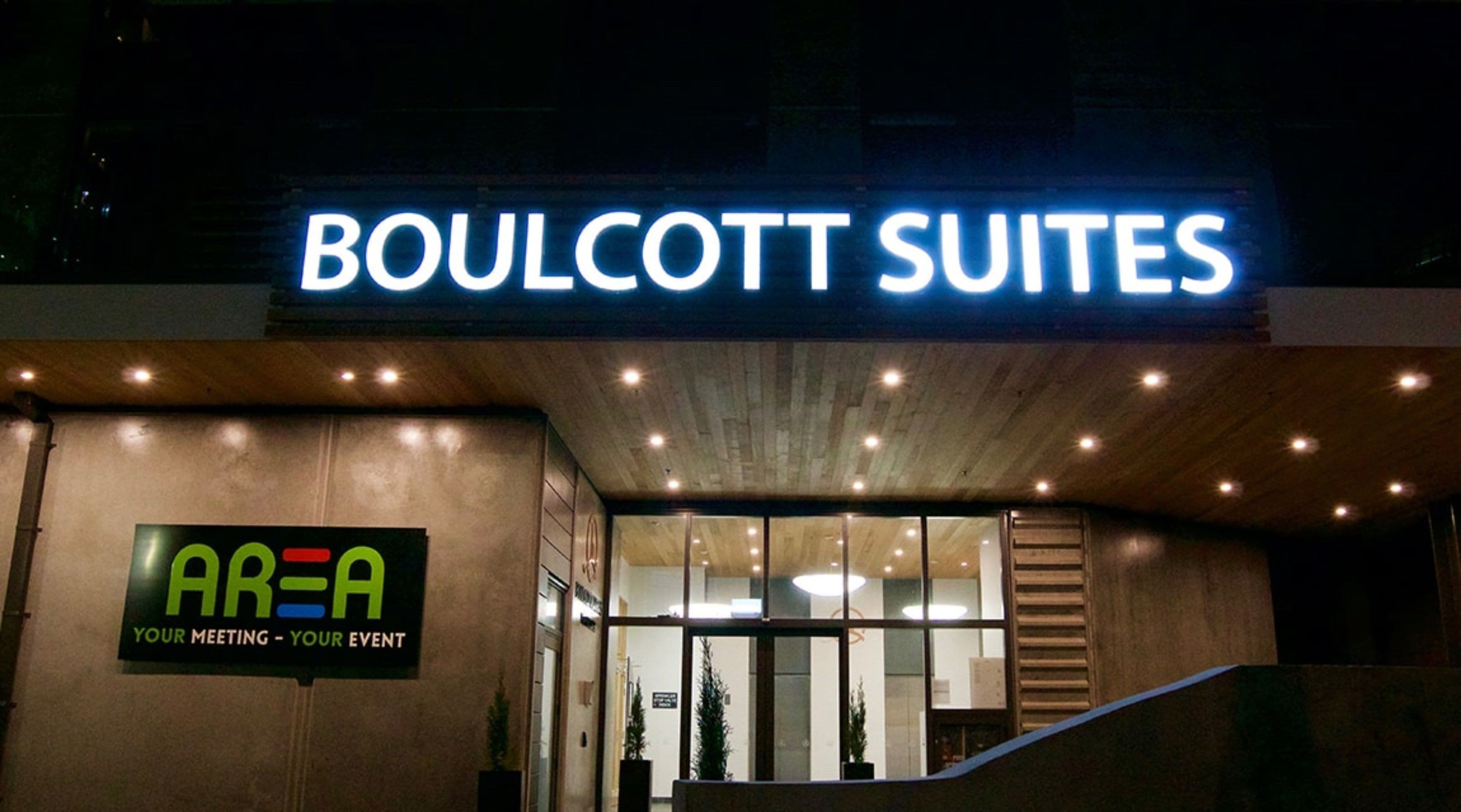 Front of property - evening/night
