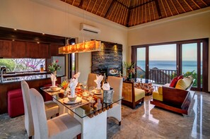 Fridge, microwave, stovetop, espresso maker - The Griya Villas and Spa (Karangasem)