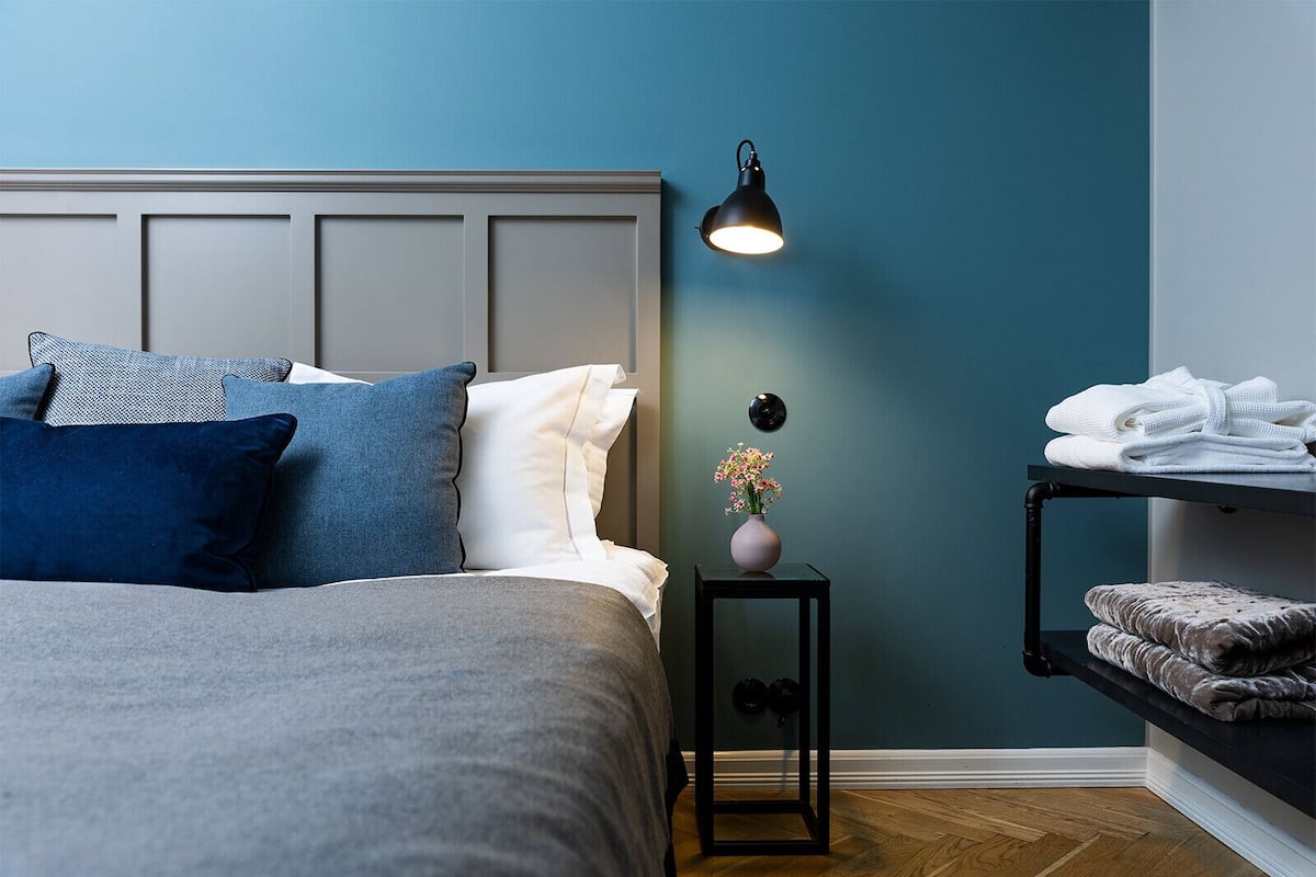 biggest room with kitchenette and balcony | premium bedding, pillow-top beds, in-room safe, individually decorated